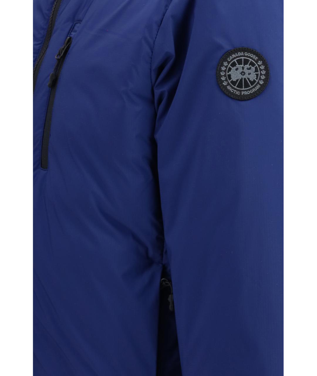 CANADA GOOSE Синяя полиамидовая куртка, фото 3