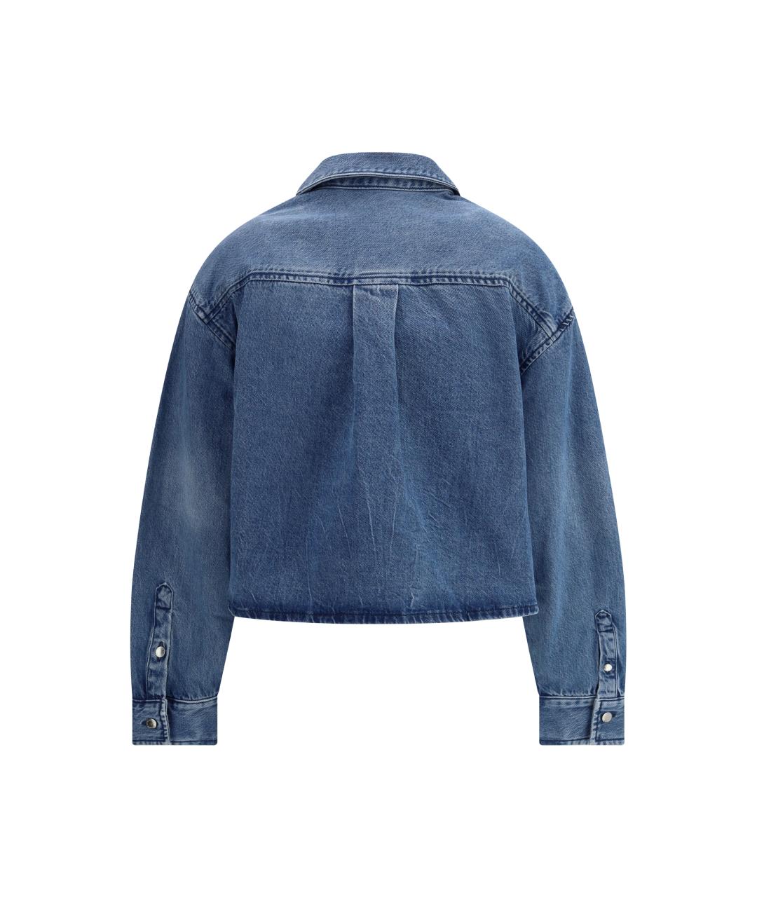 ALEXANDER WANG Синяя хлопковая рубашка, фото 2