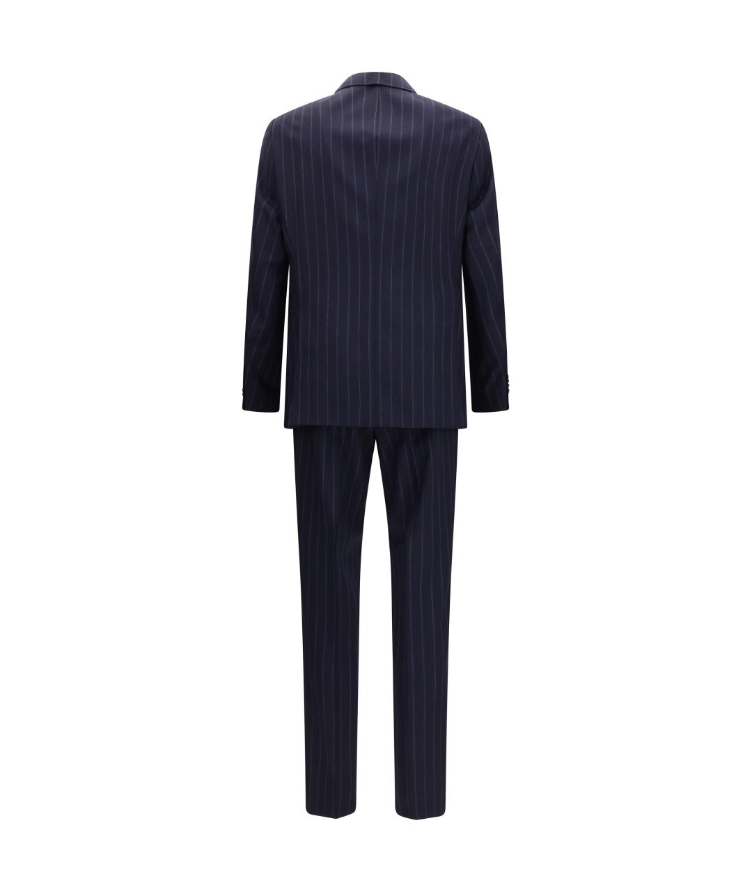 HUGO BOSS Темно-синий классический костюм, фото 2