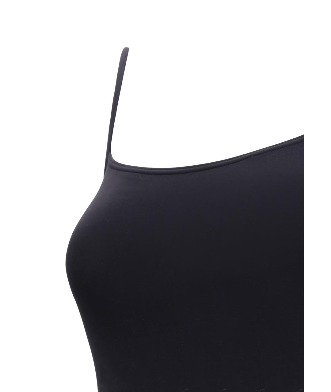 WOLFORD Черное полиамидовое повседневное платье, фото 3