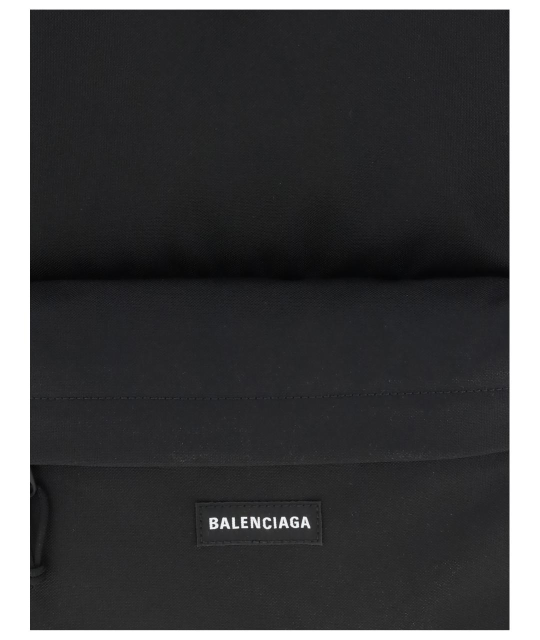 BALENCIAGA Черный тканевый рюкзак, фото 3