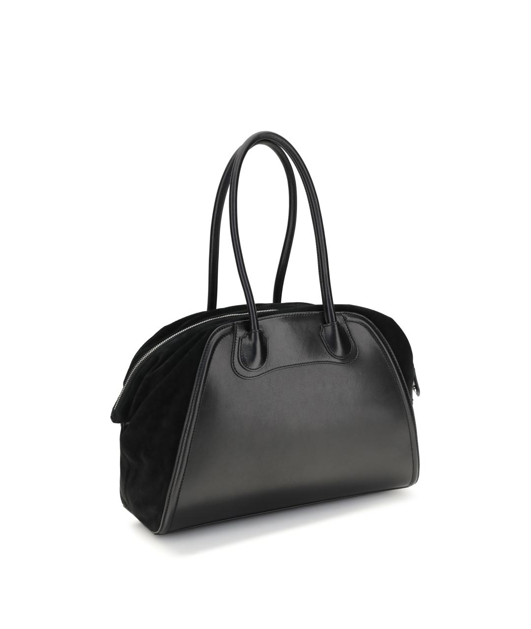 VIVIENNE WESTWOOD Черная кожаная сумка через плечо, фото 3