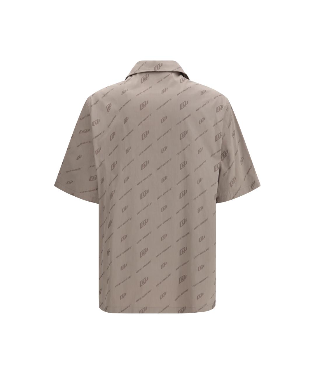 OFF-WHITE Серая кэжуал рубашка, фото 2