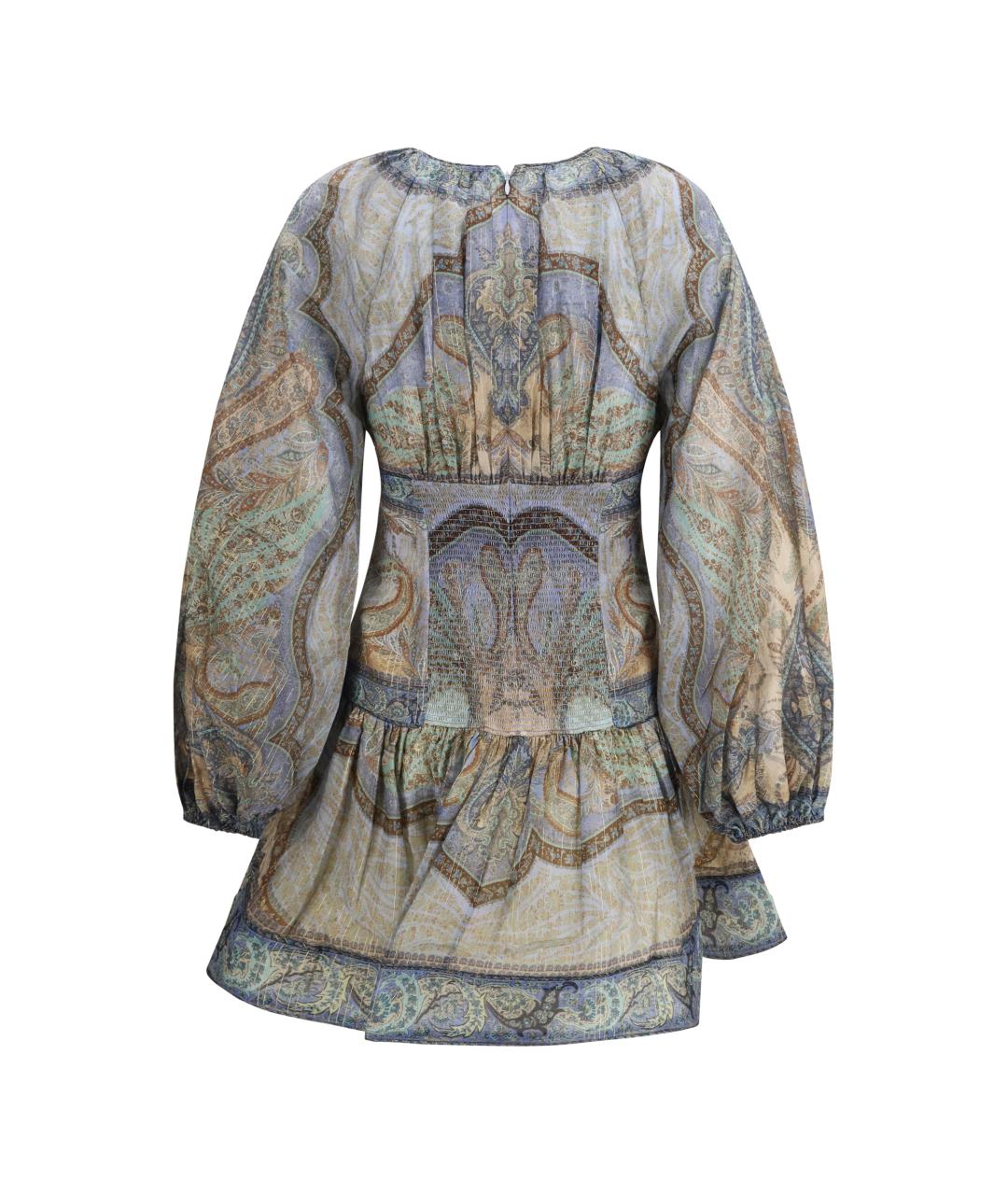 ZIMMERMANN Мульти хлопковое повседневное платье, фото 2