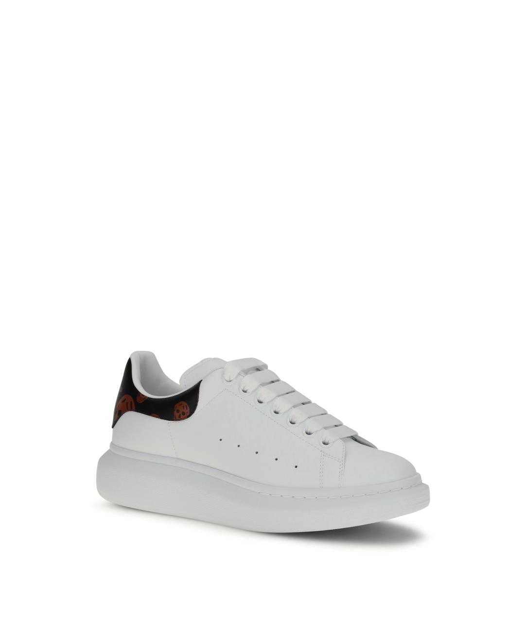 ALEXANDER MCQUEEN Белые кожаные низкие кроссовки / кеды, фото 2