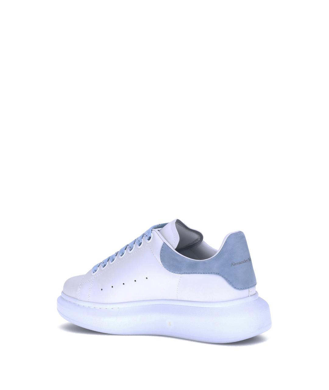 ALEXANDER MCQUEEN Белые кожаные кеды, фото 3