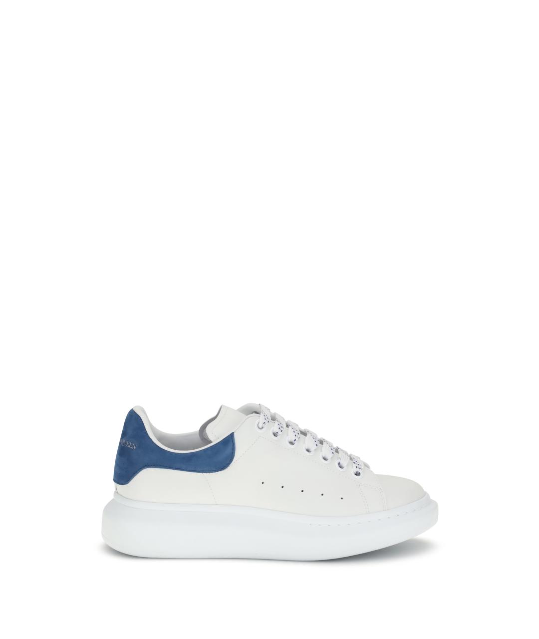 ALEXANDER MCQUEEN Белые кожаные низкие кроссовки / кеды, фото 5