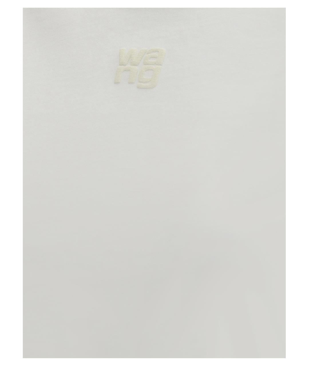 ALEXANDER WANG Белая хлопковая футболка, фото 3