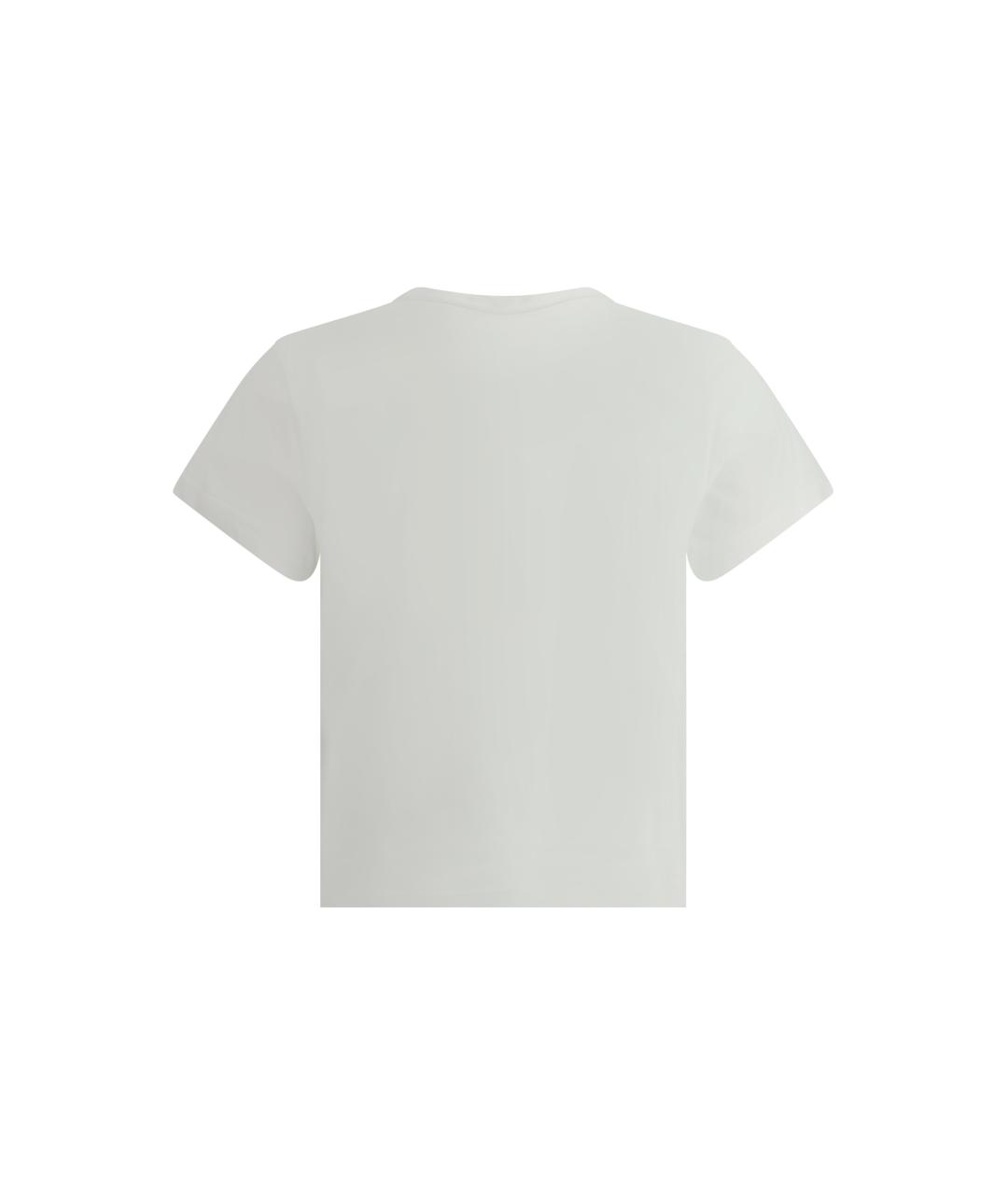 ALEXANDER WANG Белая хлопковая футболка, фото 2