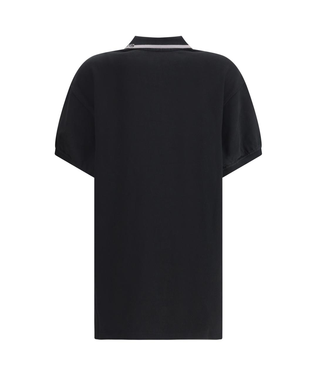 ALEXANDER WANG Черное хлопковое повседневное платье, фото 2