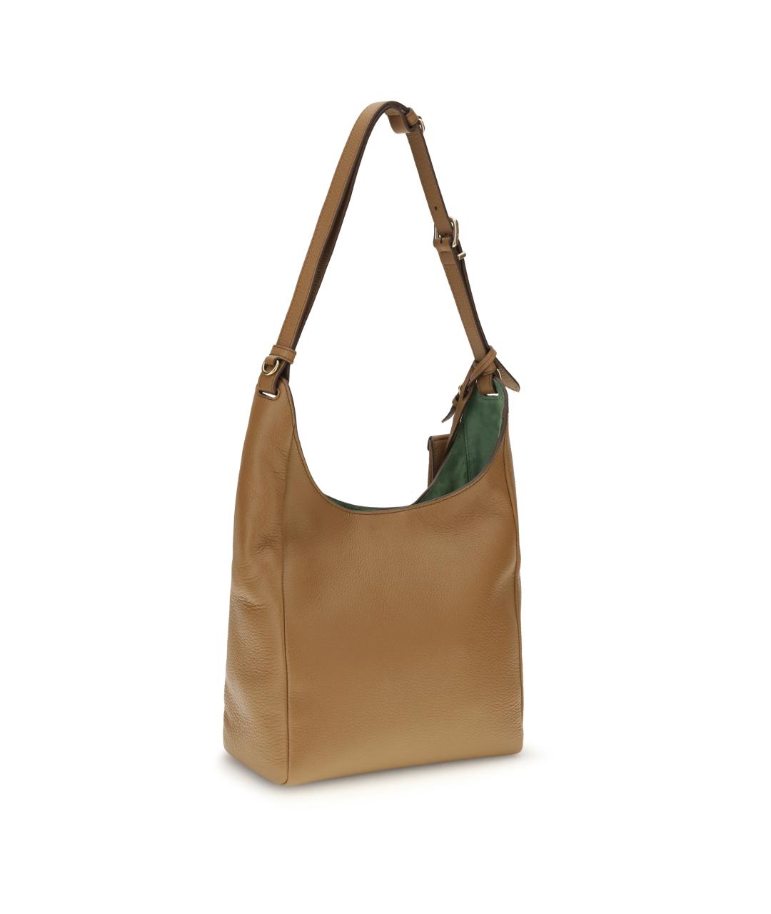 MIU MIU Коричневая кожаная сумка через плечо, фото 3