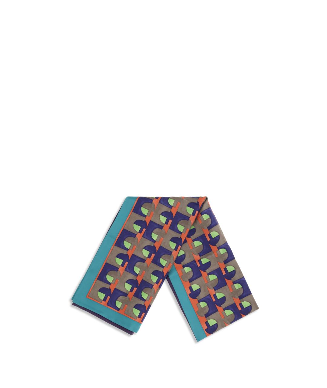 MIU MIU Мульти шелковый шарф, фото 2