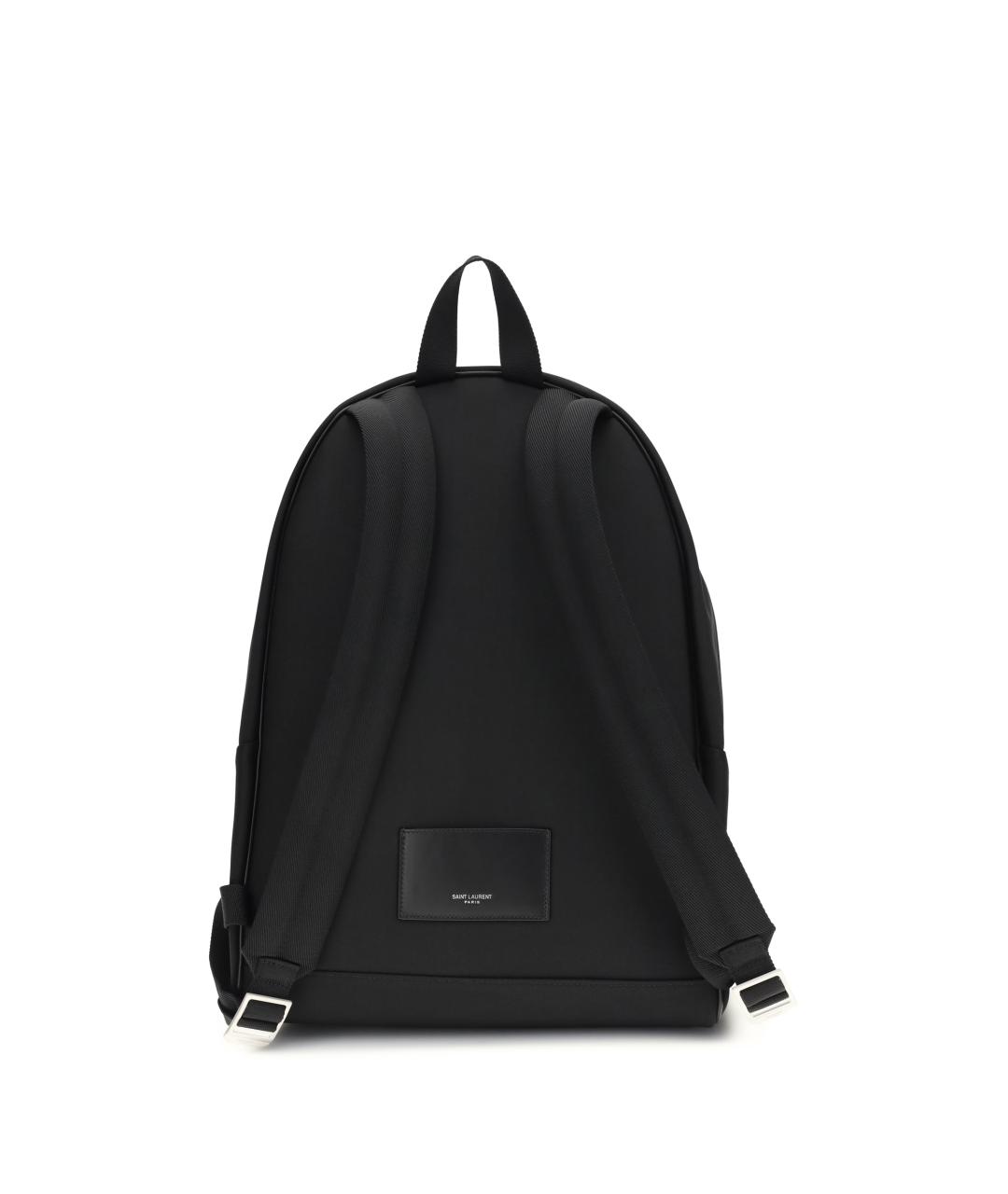 SAINT LAURENT Черный тканевый рюкзак, фото 2