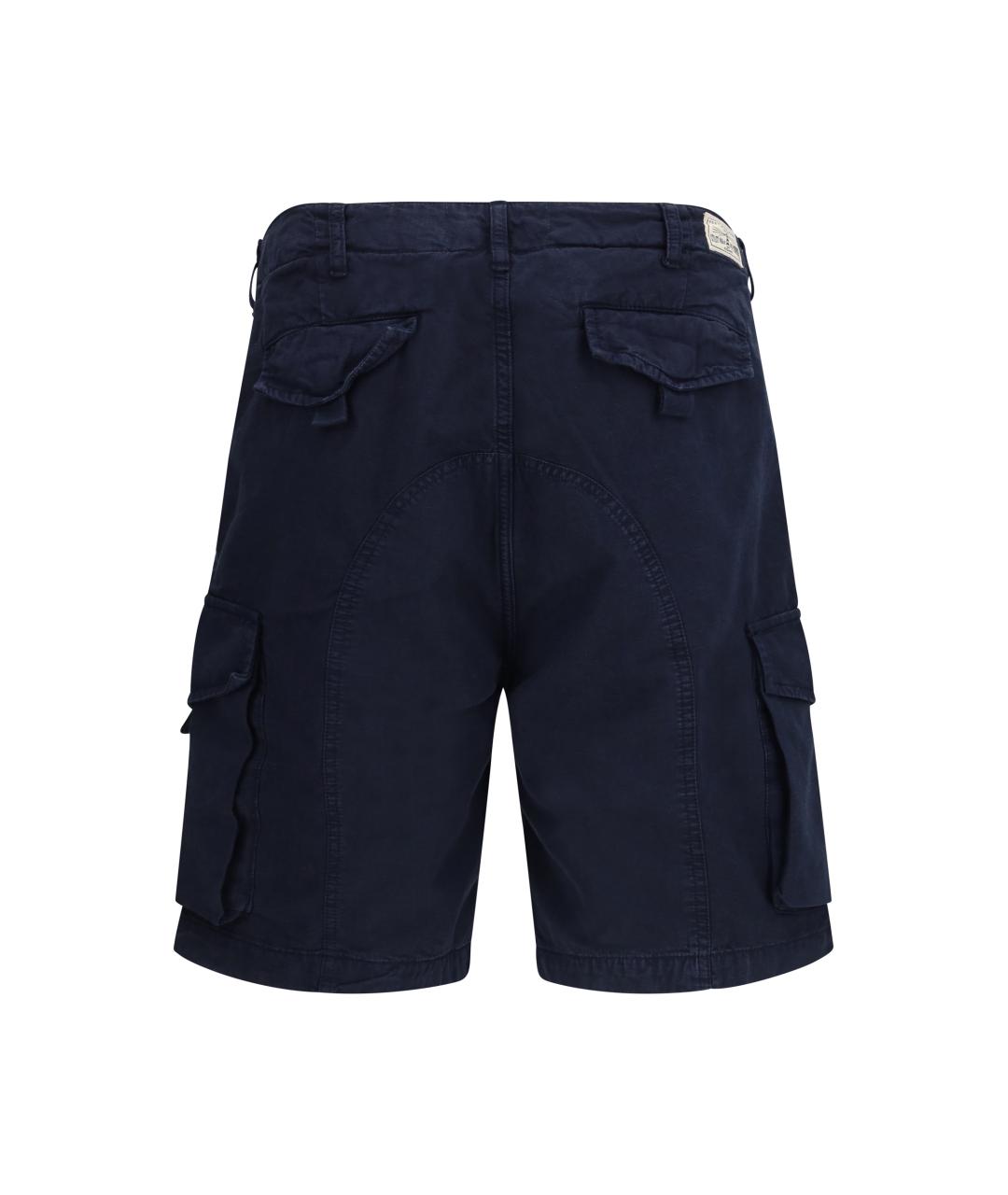 SEBAGO Темно-синие хлопковые шорты, фото 2