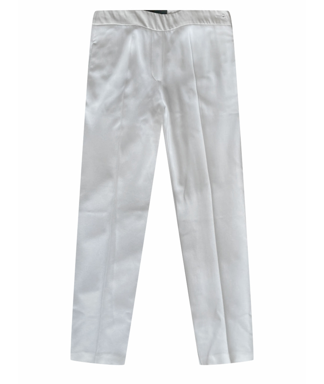 PINKO Белые полиэстеровые прямые брюки, фото 1