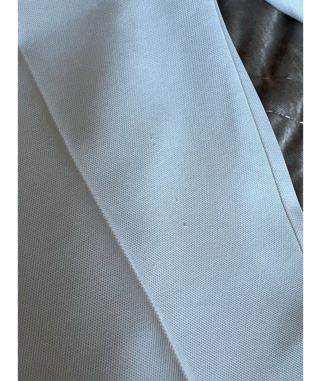 PINKO Белые полиэстеровые прямые брюки, фото 6
