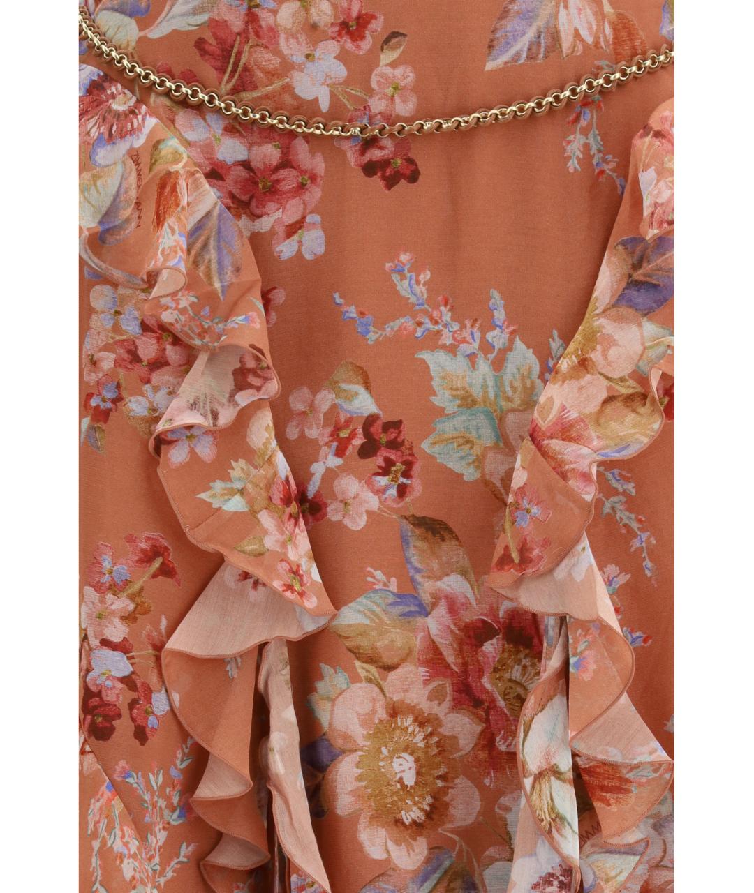 ZIMMERMANN Мульти хлопковая юбка макси, фото 3