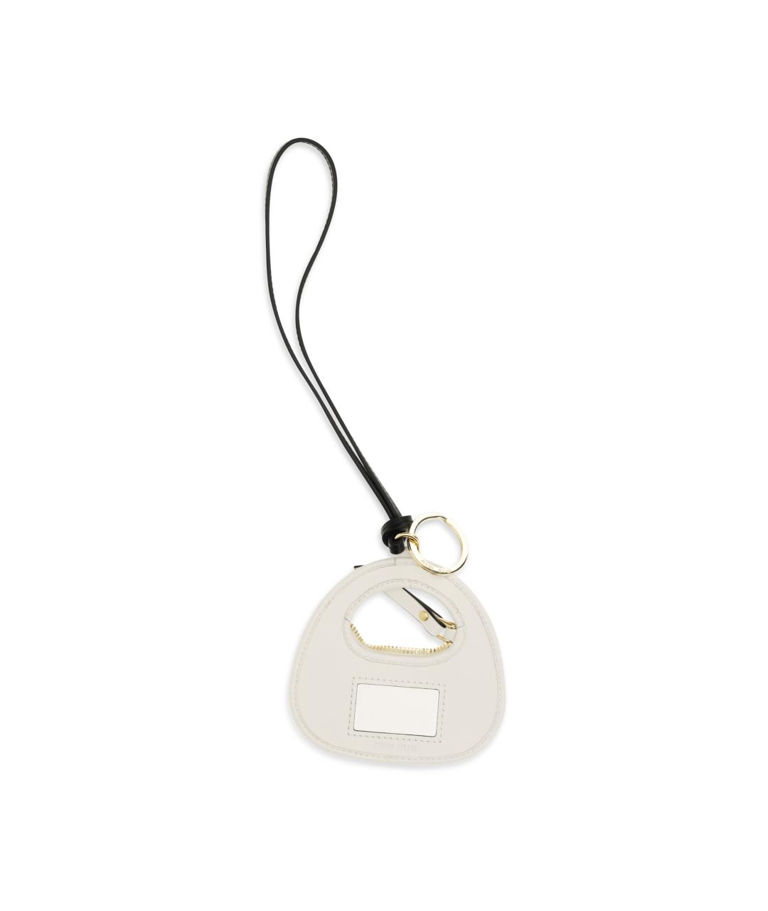 MIU MIU Белый брелок, фото 2