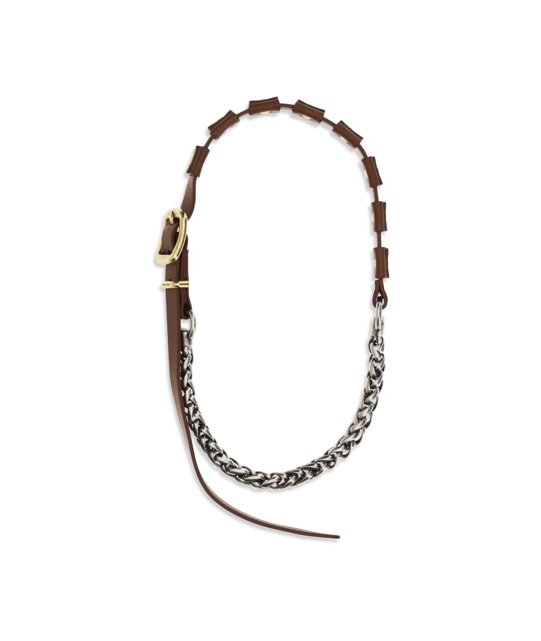 MIU MIU Мульти кожаное колье, фото 2