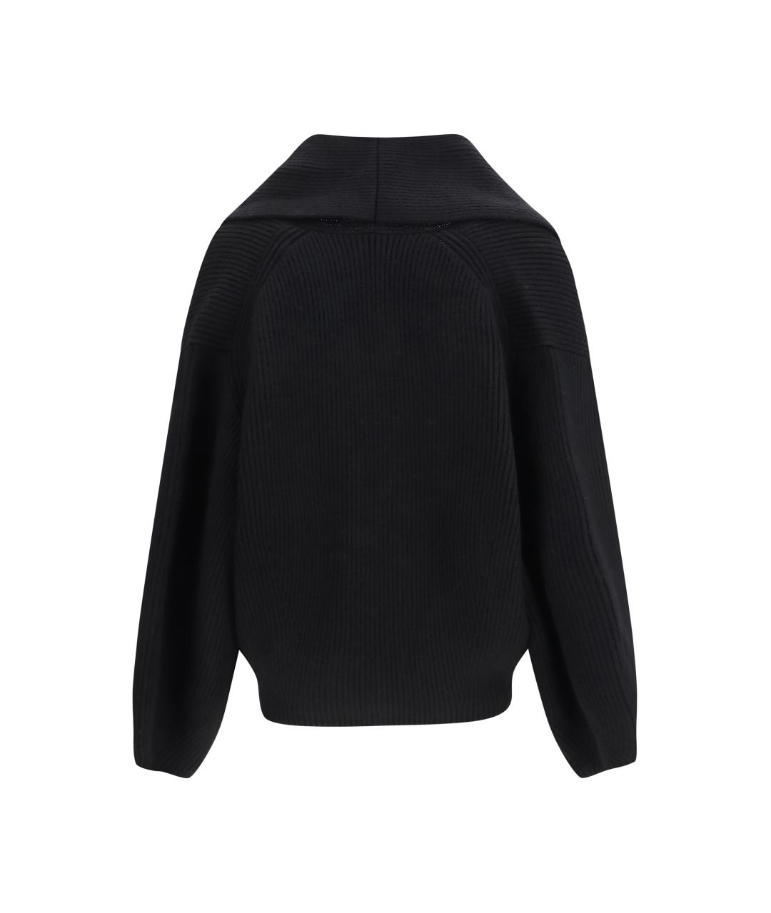 TOTEME Черный шерстяной кардиган, фото 2