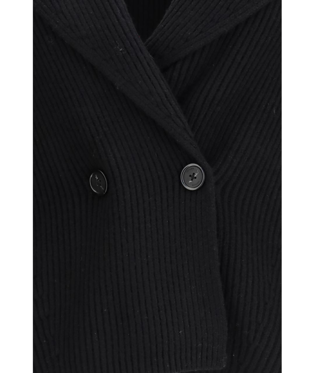 TOTEME Черный шерстяной кардиган, фото 3