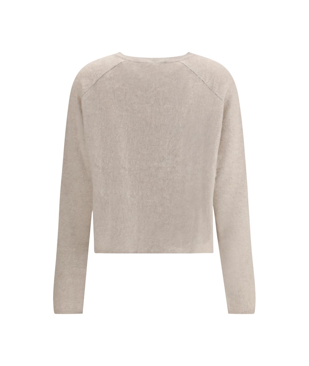 LISA YANG Бежевый кашемировый джемпер / свитер, фото 2