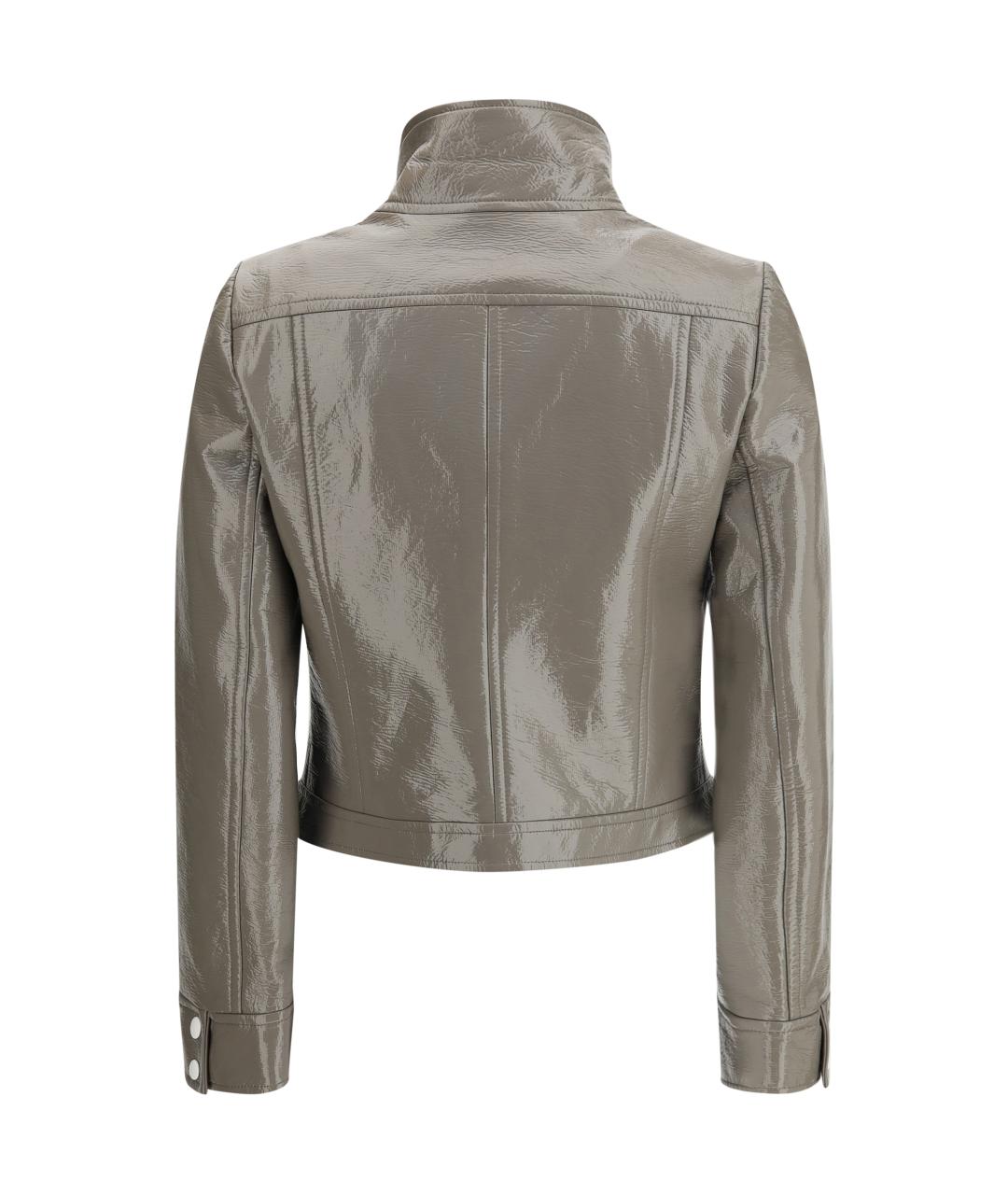 COURREGES Коричневая хлопковая куртка, фото 2