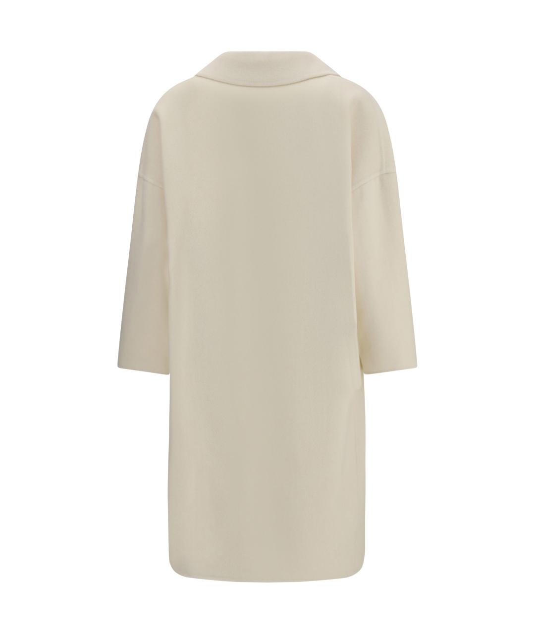 AFTERCOAT Бежевое шерстяное пальто, фото 2