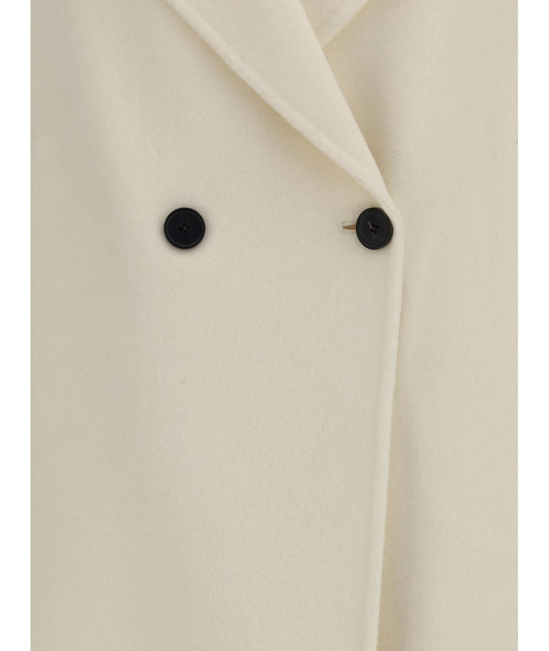 AFTERCOAT Бежевое шерстяное пальто, фото 3
