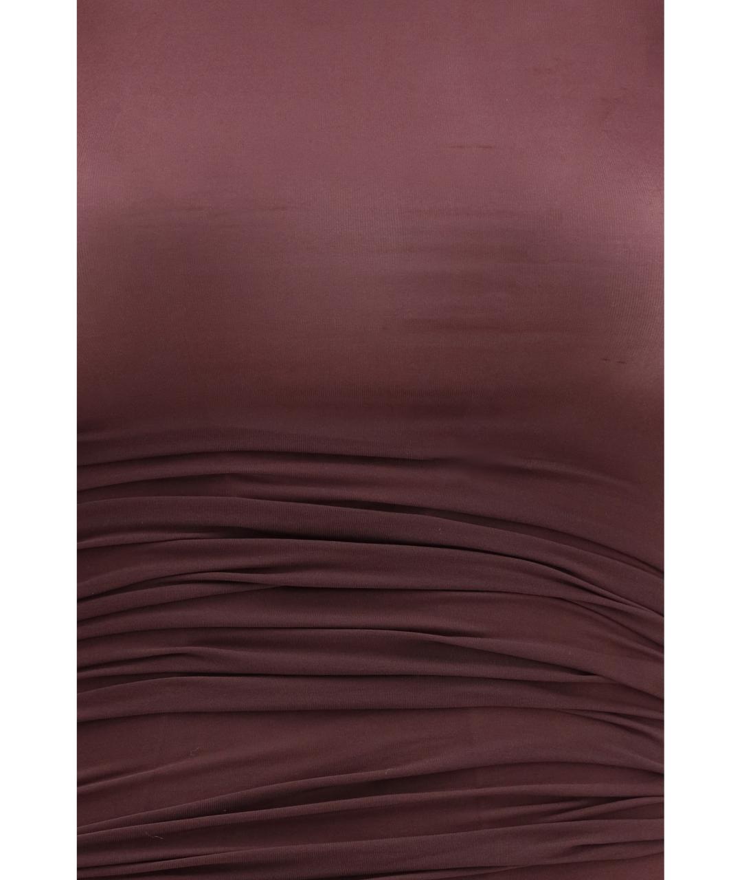 WOLFORD Фиолетовое полиэстеровое коктейльное платье, фото 3