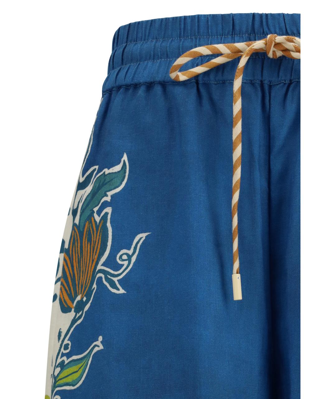 Alemais Мульти льняные прямые брюки, фото 3