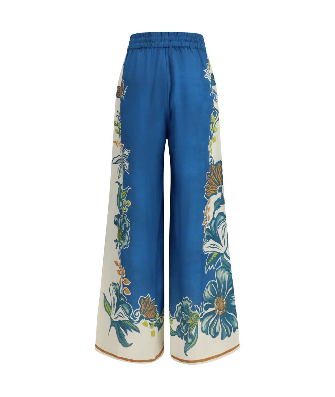 Alemais Мульти льняные прямые брюки, фото 2