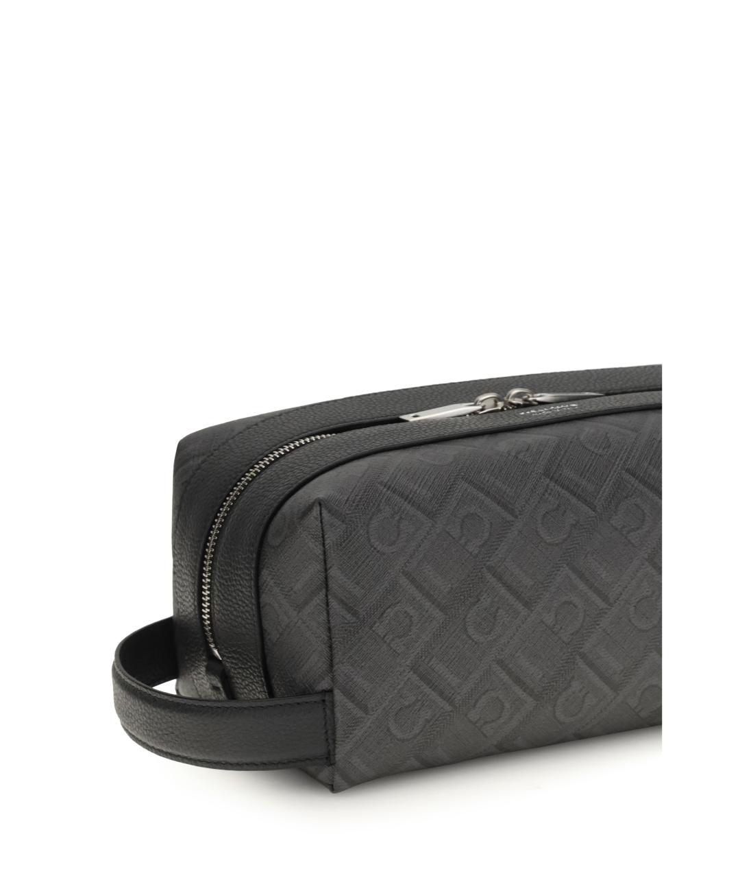 FERRAGAMO Черная барсетка, фото 4