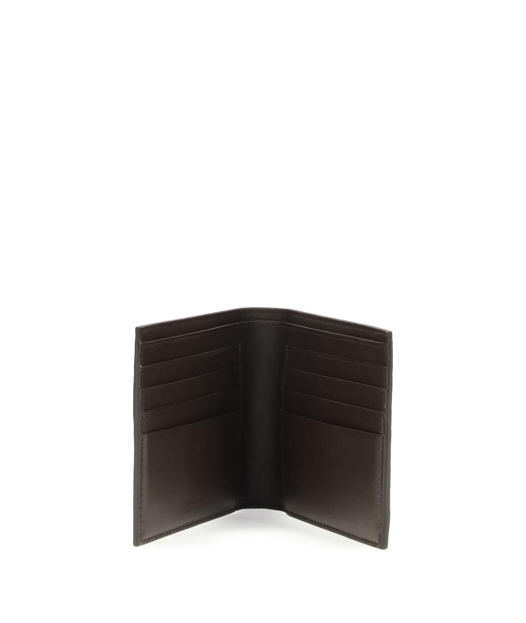 FERRAGAMO Коричневый кожаный кошелек, фото 3