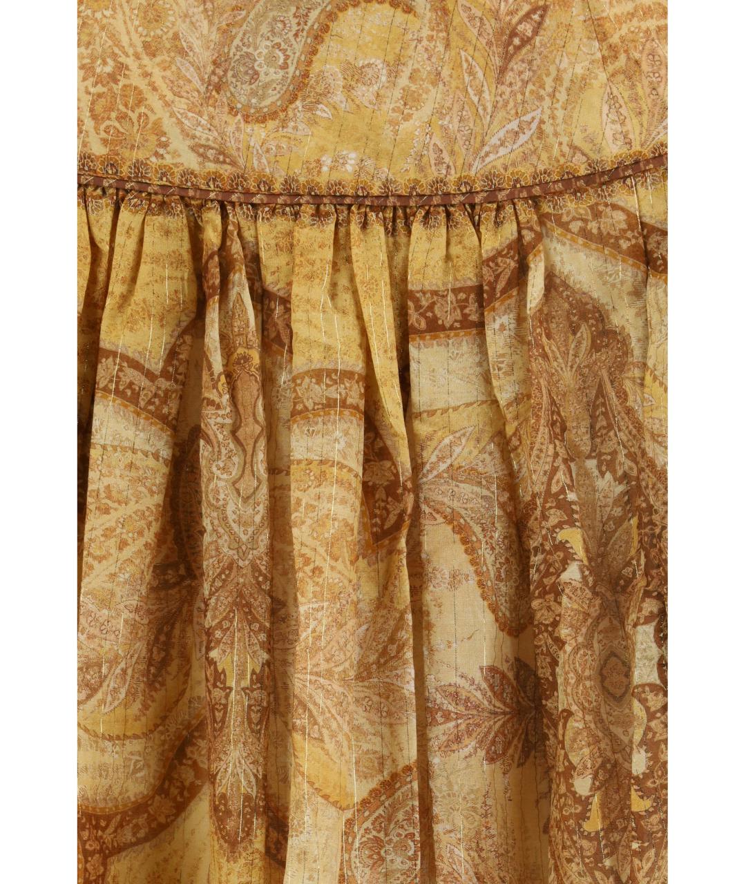 ZIMMERMANN Мульти хлопковая юбка макси, фото 3