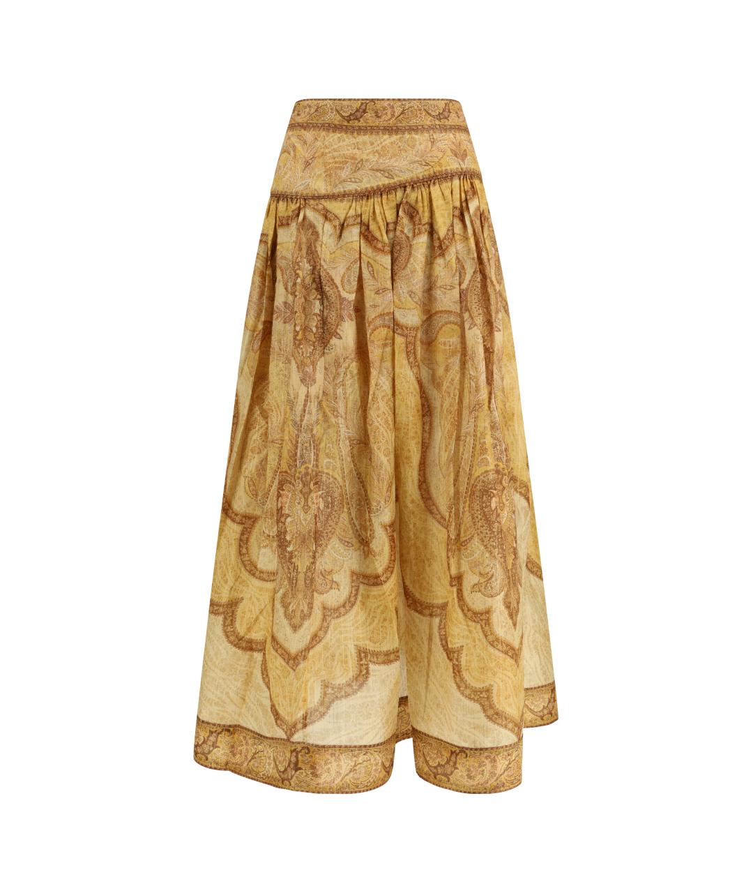 ZIMMERMANN Мульти хлопковая юбка макси, фото 1