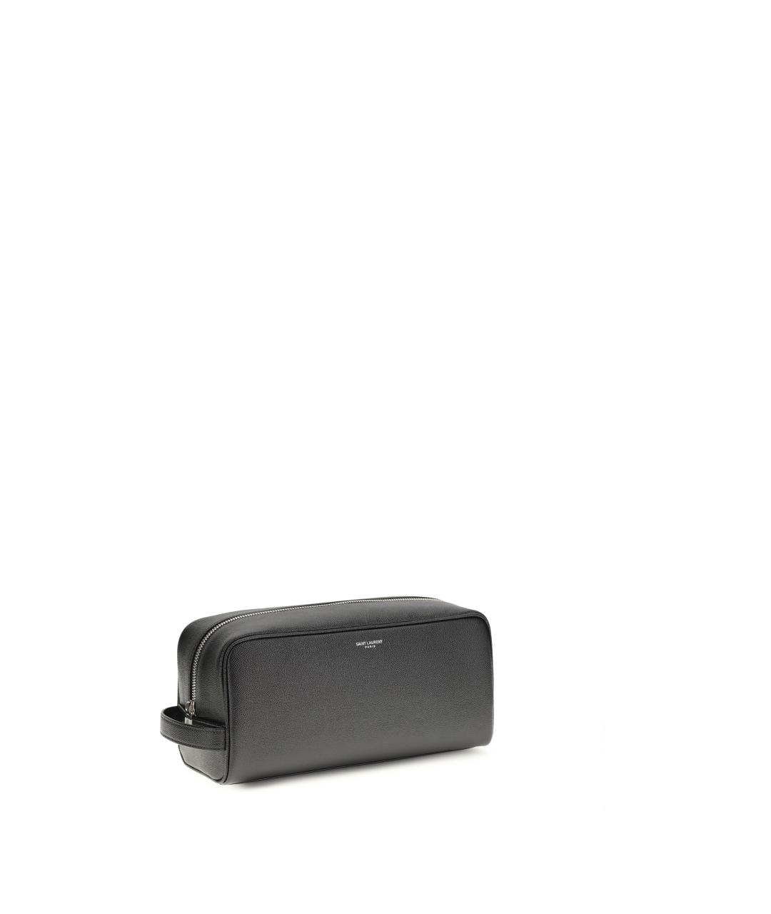 SAINT LAURENT Черная кожаная барсетка, фото 2