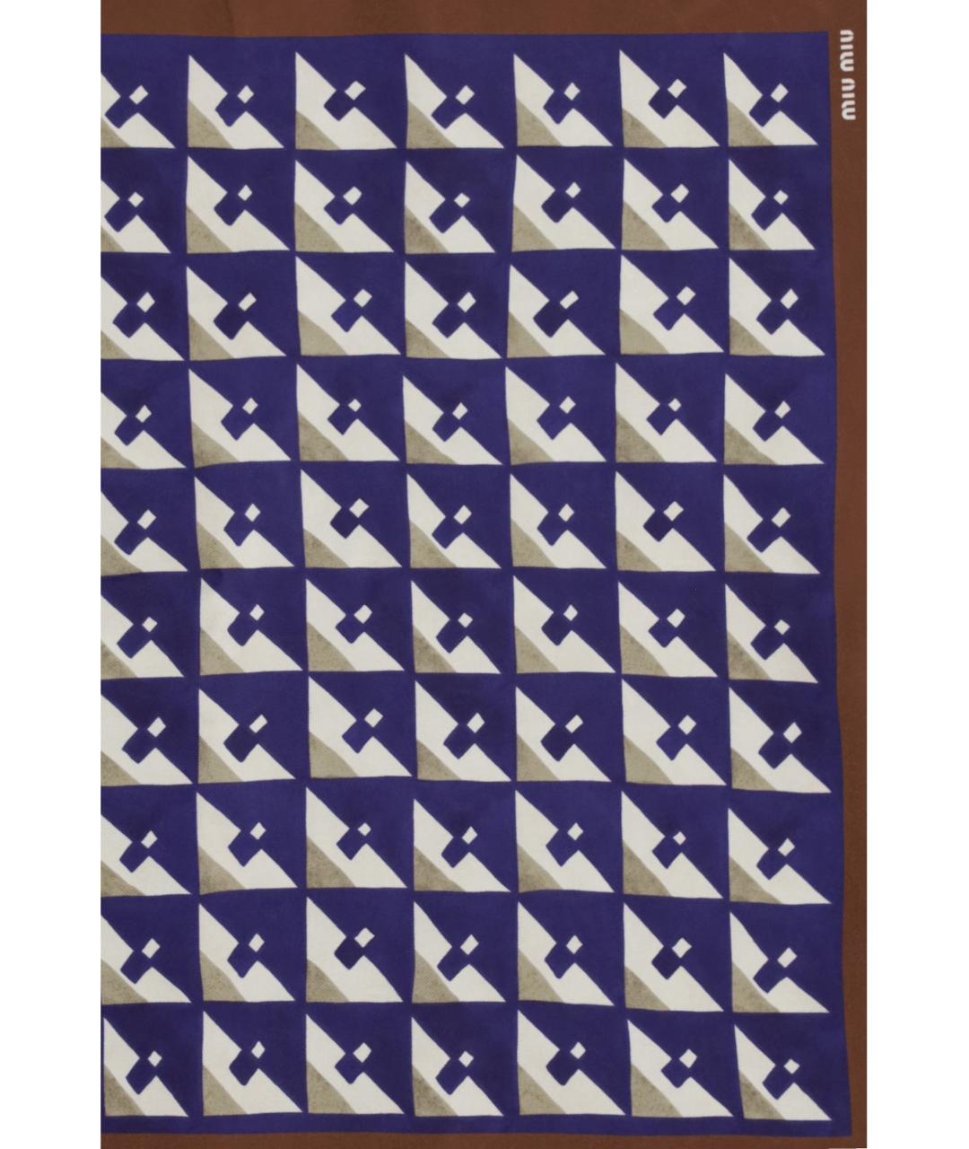 MIU MIU Мульти шелковый шарф, фото 3