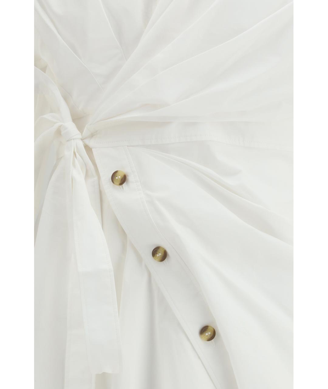 ZIMMERMANN Белое хлопковое повседневное платье, фото 3