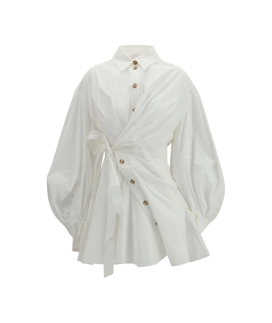 ZIMMERMANN Белое хлопковое повседневное платье, фото 1