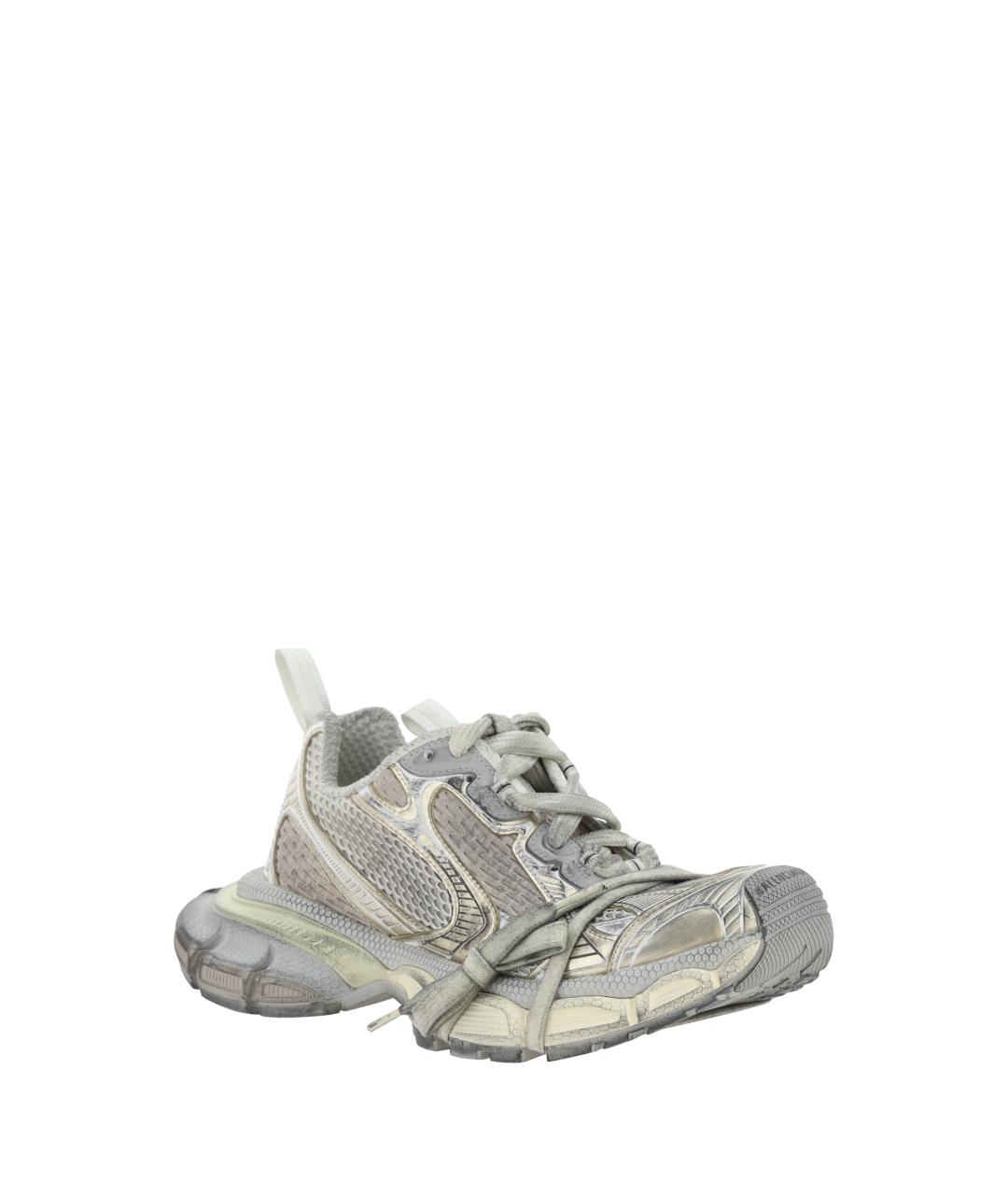 BALENCIAGA Серые текстильные кроссовки, фото 2