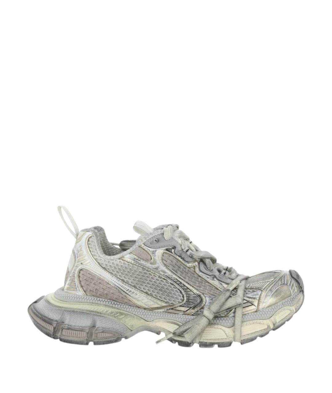 BALENCIAGA Серые текстильные кроссовки, фото 1