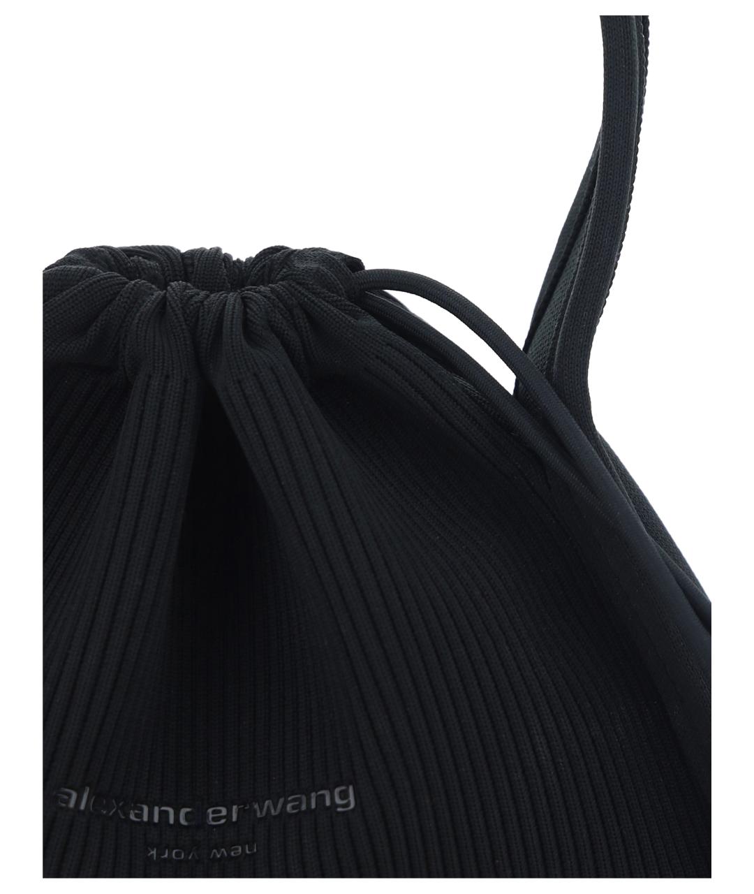 ALEXANDER WANG Черная тканевая сумка тоут, фото 4