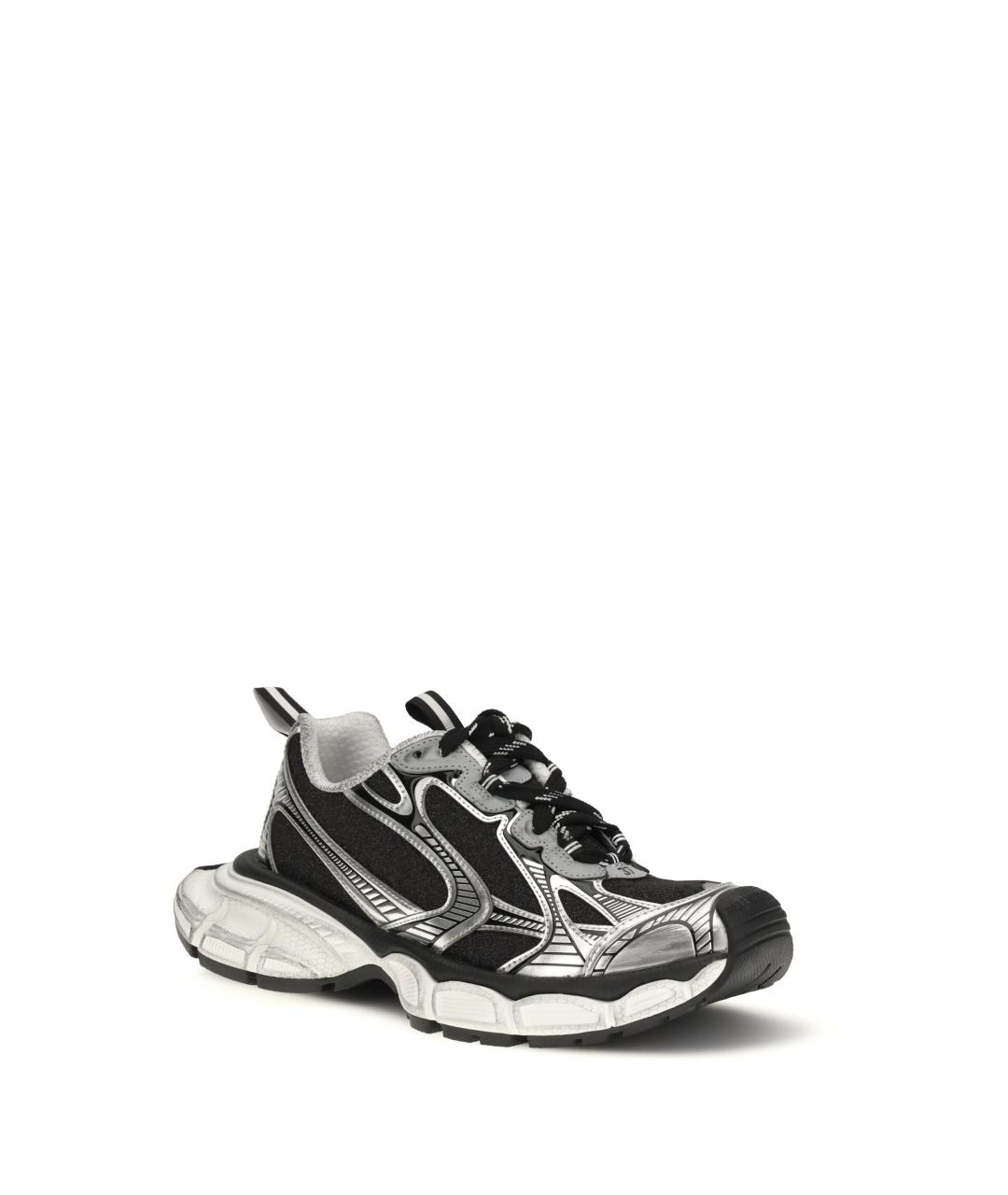 BALENCIAGA Черные синтетические кроссовки, фото 2