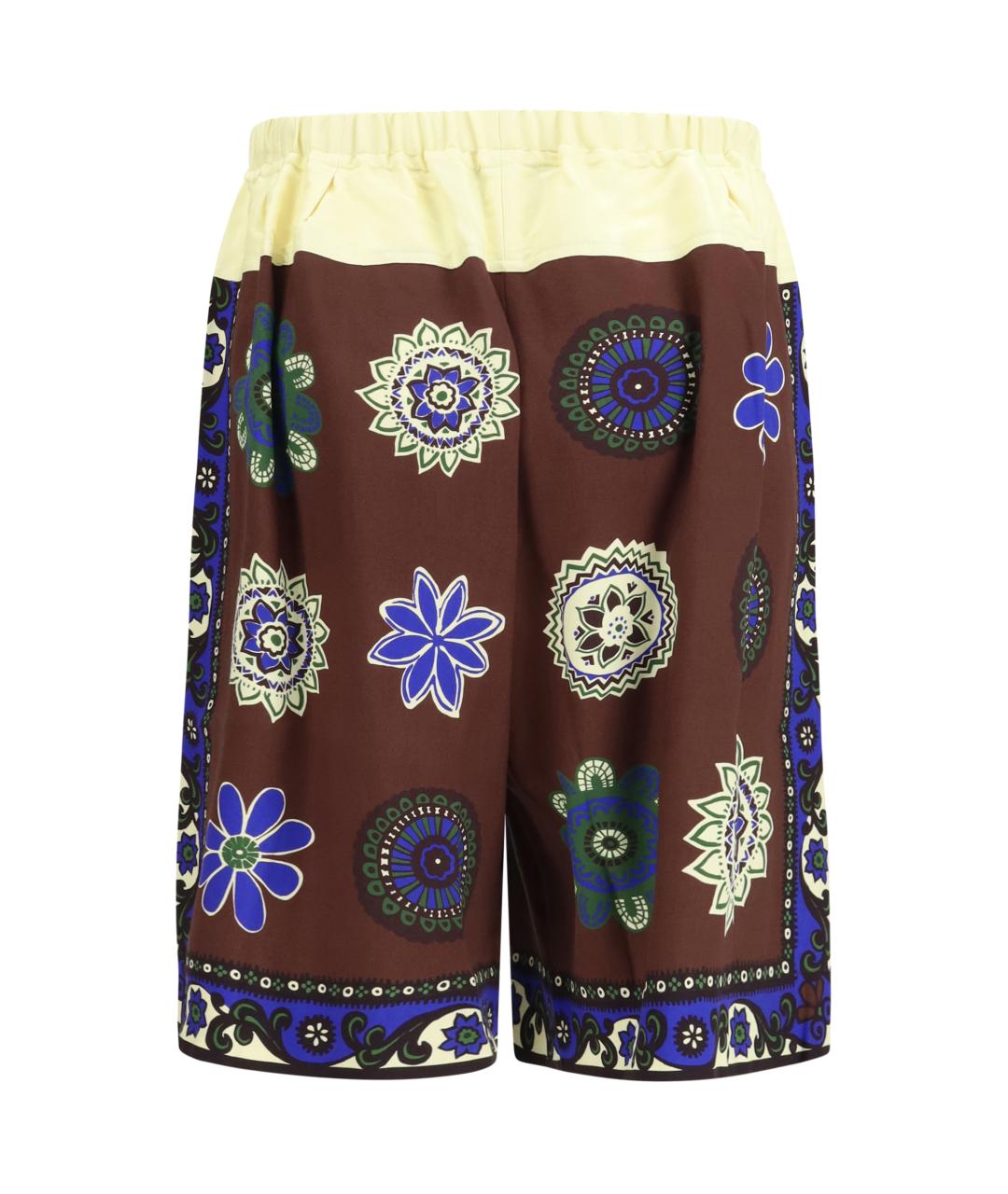 Alemais Коричневые вискозные шорты, фото 2