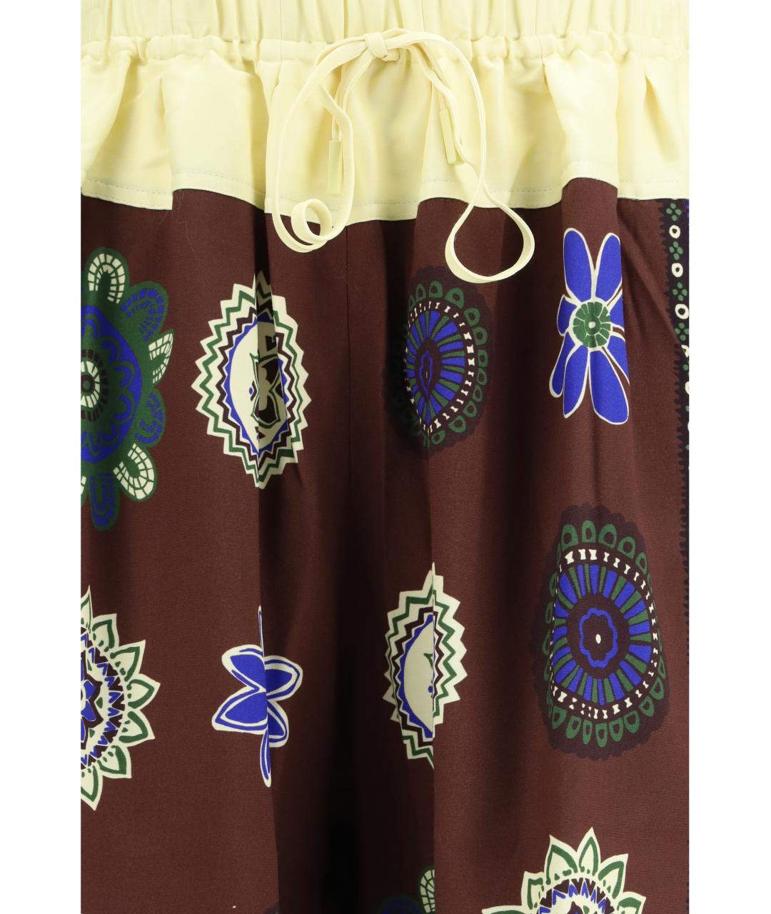 Alemais Коричневые вискозные шорты, фото 3