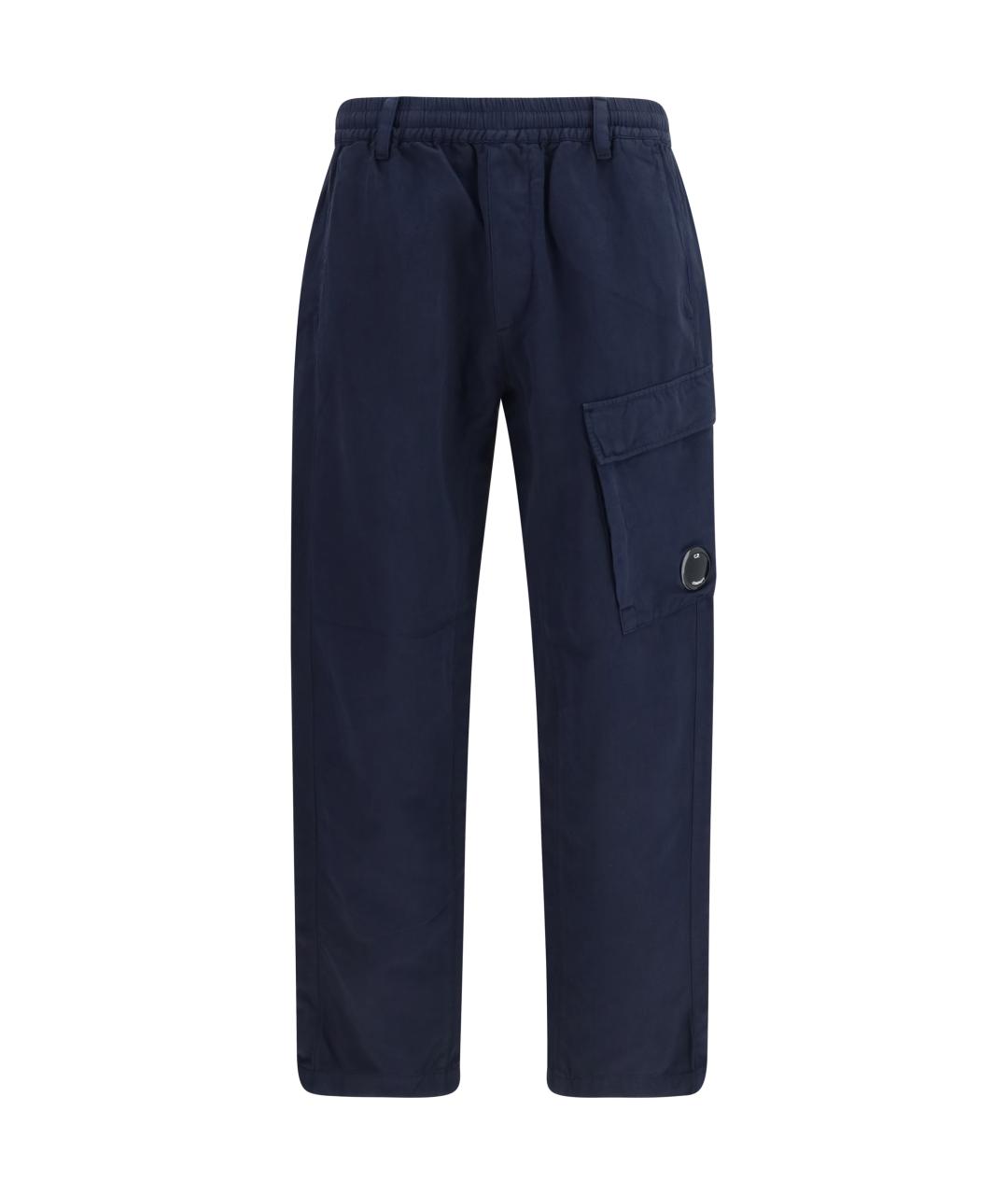 CP COMPANY Черные хлопковые повседневные брюки, фото 1