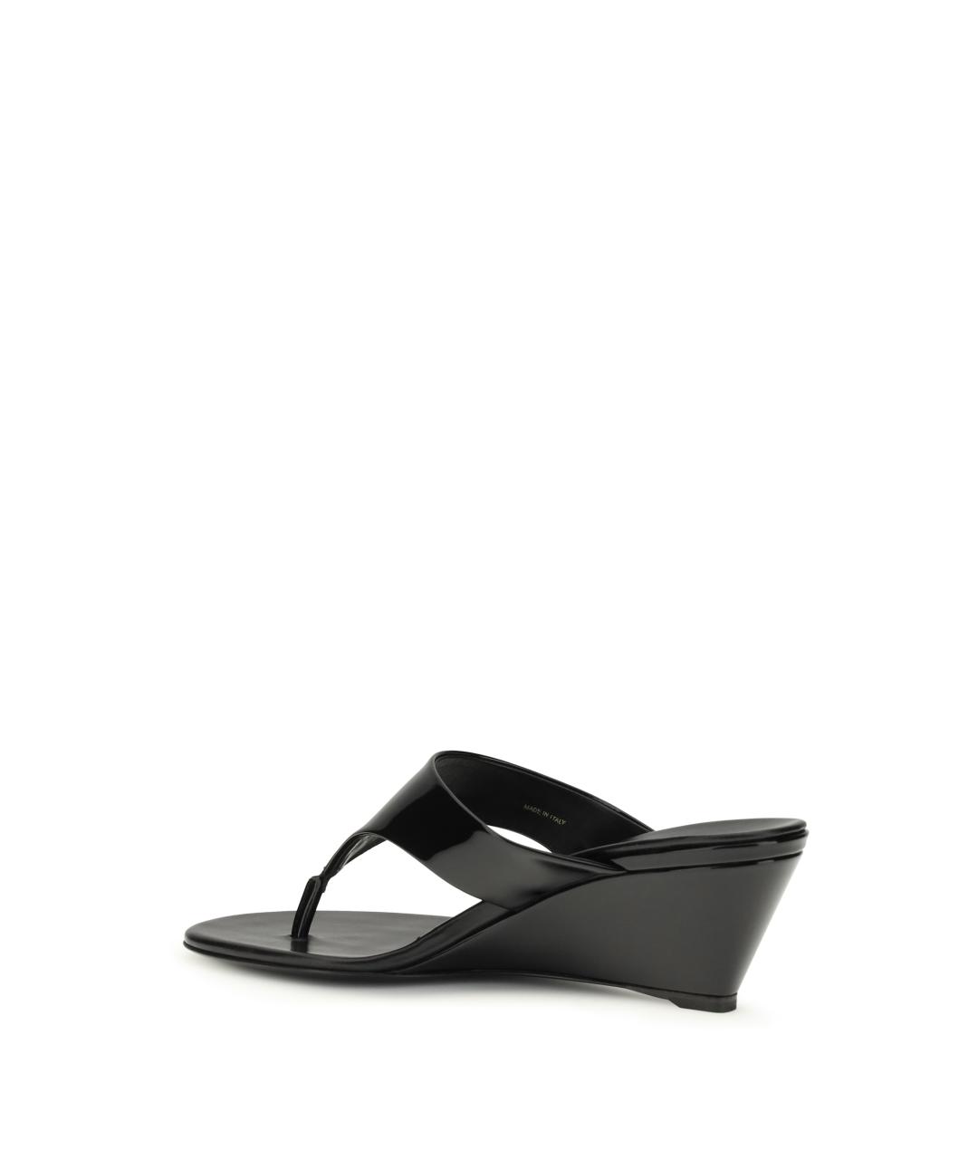 PRADA Черные мюли из лакированной кожи, фото 3