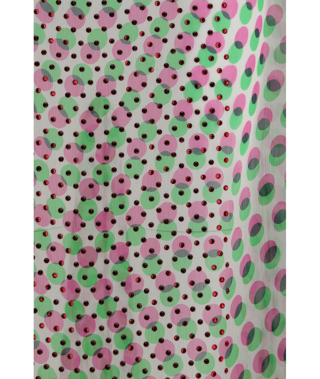 DRIES VAN NOTEN Мульти шелковое коктейльное платье, фото 3