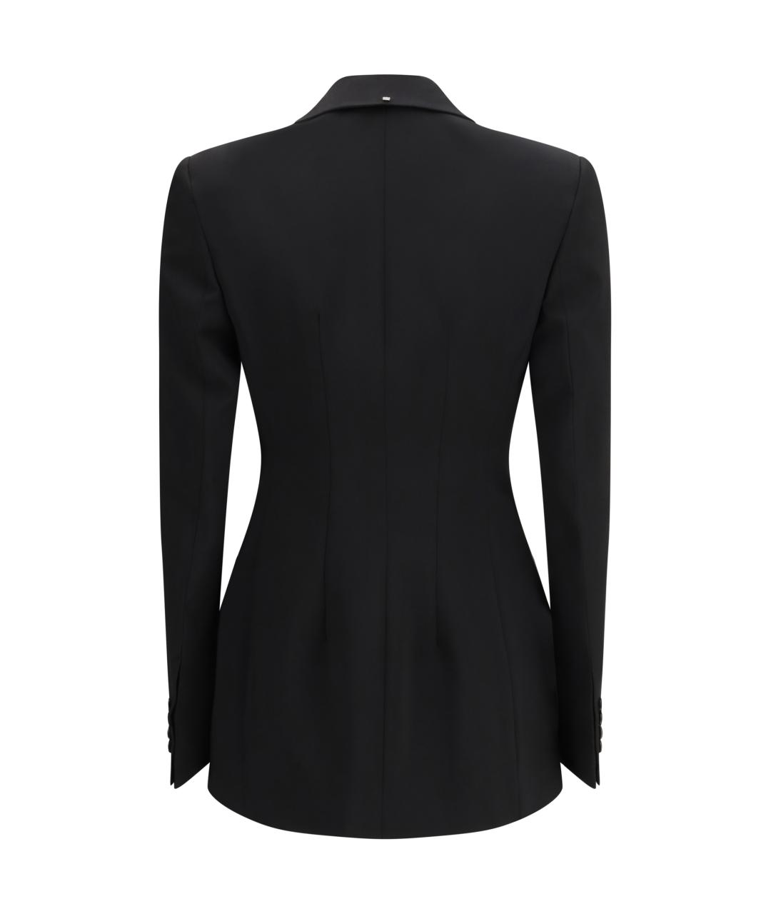 SPORTMAX Черный шерстяной жакет/пиджак, фото 2